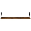 vidaXL Falpolcok 2 db Füstös Tölgy 80 x 20 x 17 cm