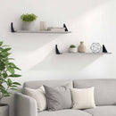 vidaXL Falpolcok 2 db Szürke Sonoma 80 x 20 x 17 cm