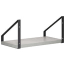 vidaXL Falpolcok 2 db Betonszürke 30 x 16 x 15,5 cm