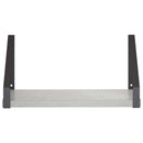 vidaXL Falpolcok 2 db Betonszürke 30 x 16 x 15,5 cm