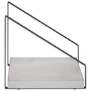 vidaXL Falpolcok 2 db Betonszürke 30 x 16 x 15,5 cm