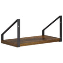 vidaXL Falpolcok 2 db Füstös Tölgy 30 x 16 x 15,5 cm