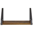 vidaXL Falpolcok 2 db Füstös Tölgy 30 x 16 x 15,5 cm