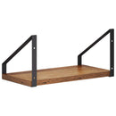 vidaXL Falpolcok 2 db Antik Fa 30 x 16 x 15,5 cm