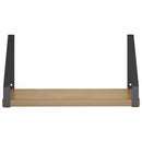 vidaXL Falpolcok 2 db Kézműves Tölgy 30 x 16 x 15,5 cm