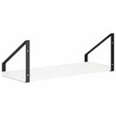 vidaXL Falpolcok 4 db Fehér 40 x 16 x 15,5 cm