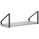 vidaXL Falpolcok 4 db Betonszürke 40 x 16 x 15,5 cm