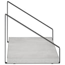 vidaXL Falpolcok 4 db Betonszürke 40 x 16 x 15,5 cm