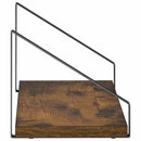 vidaXL Falpolcok 2 db Füstös Tölgy 40 x 16 x 15,5 cm