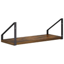 vidaXL Falpolcok 4 db Füstös Tölgy 40 x 16 x 15,5 cm