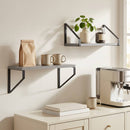 vidaXL Falpolcok 2 db Szürke Sonoma 40 x 16 x 15,5 cm