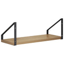vidaXL Falpolcok 2 db Kézműves Tölgy 40 x 16 x 15,5 cm