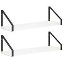 vidaXL Falpolcok 2 db Fehér 50 x 16 x 15,5 cm