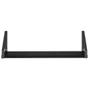 vidaXL Falpolcok 2 db Fekete Tölgy 50 x 16 x 15,5 cm