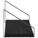 vidaXL Falpolcok 2 db Fekete Tölgy 50 x 16 x 15,5 cm