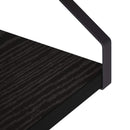 vidaXL Falpolcok 4 db Fekete Tölgy 50 x 16 x 15,5 cm