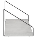 vidaXL Falpolcok 4 db Betonszürke 50 x 16 x 15,5 cm