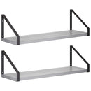 vidaXL Falpolcok 2 db Szürke Sonoma 50 x 16 x 15,5 cm