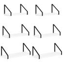 vidaXL Falpolcok 6 db Fehér 40 x 16 x 15,5 cm