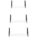 vidaXL Falpolcok 6 db Fehér 40 x 16 x 15,5 cm