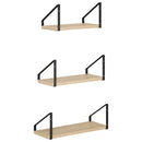vidaXL Falpolcok 6 db Sonoma Tölgy 40 x 16 x 15,5 cm
