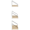 vidaXL Falpolcok 6 db Sonoma Tölgy 40 x 16 x 15,5 cm