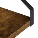 vidaXL Falpolcok 6 db Füstös Tölgy 40 x 16 x 15,5 cm