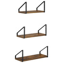 vidaXL Falpolcok 6 db Füstös Tölgy 40 x 16 x 15,5 cm