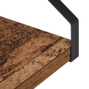 vidaXL Falpolcok 6 db Antik Fa 40 x 16 x 15,5 cm