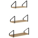 vidaXL Falpolcok 6 db Kézműves Tölgy 40 x 16 x 15,5 cm