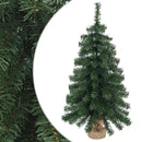 vidaXL Mini Karácsonyfa 45 cm PVC Zöld