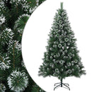 vidaXL Mű karácsonyfa 150 cm PVC és fém Zöld