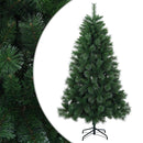 vidaXL Mű karácsonyfa 240 cm PVC és fém Zöld
