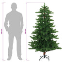vidaXL Mű karácsonyfa 180 cm PVC és fém Zöld