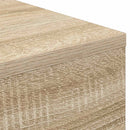 vidaXL Elektromos kandalló Sonoma 100 x 24,5 x 90 cm Szerelt fa