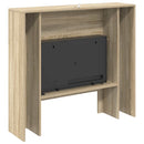 vidaXL Elektromos kandalló Sonoma 100 x 24,5 x 90 cm Szerelt fa