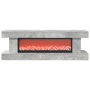 vidaXL Elektromos kandalló Beton 150 x 30 x 50 cm Szerelt fa