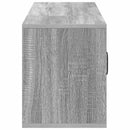 vidaXL Elektromos kandalló Szürke Sonoma 110 x 30 x 36,5 cm Szerelt fa