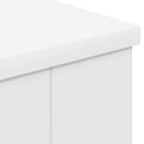 vidaXL Elektromos kandalló Fehér 114 x 18 x 58,5 cm Szerelt fa