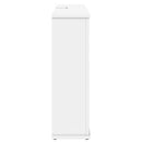 vidaXL Elektromos kandalló Fehér 114 x 18 x 58,5 cm Szerelt fa