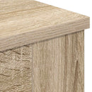 vidaXL Elektromos kandalló Sonoma 114 x 18 x 58,5 cm Szerelt fa