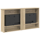 vidaXL Elektromos kandalló Sonoma 114 x 18 x 58,5 cm Szerelt fa