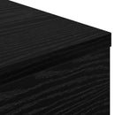 vidaXL Elektromos kandalló Fekete Tölgy 35 x 30 x 86 cm Szerelt fa