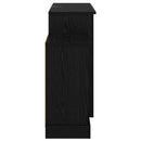 vidaXL Elektromos kandalló Fekete Tölgy 140 x 30 x 67 cm Szerelt fa