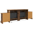 vidaXL Elektromos kandalló Antik Fa 177 x 30 x 56,5 cm Szerelt fa