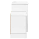 vidaXL Elektromos kandalló Fehér 110 x 30 x 50 cm Szerelt fa