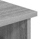 vidaXL Elektromos kandalló Szürke Sonoma 110 x 30 x 50 cm Szerelt fa