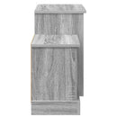vidaXL Elektromos kandalló Szürke Sonoma 110 x 30 x 50 cm Szerelt fa