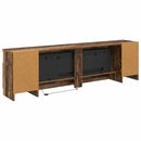 vidaXL Elektromos kandalló Antik Fa 165 x 28,5 x 47 cm Szerelt fa