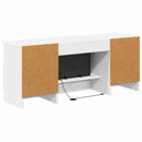 vidaXL Elektromos kandalló Fehér 98 x 28,5 x 40,5 cm Szerelt fa